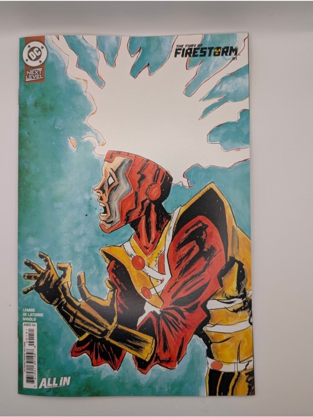 Fury of Firestorm #1 Jeff Lemire 1:25 Variant Cover 2026 DC Comics